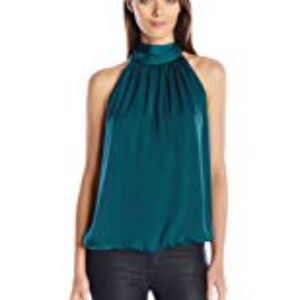Max Studio Teal Sleeveless Blouse